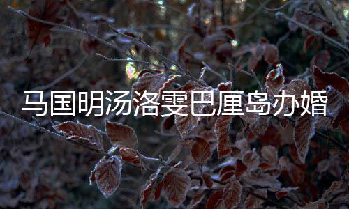 唐巴厘婚礼海等好友岛办高洛雯马国明汤出席咏诗
